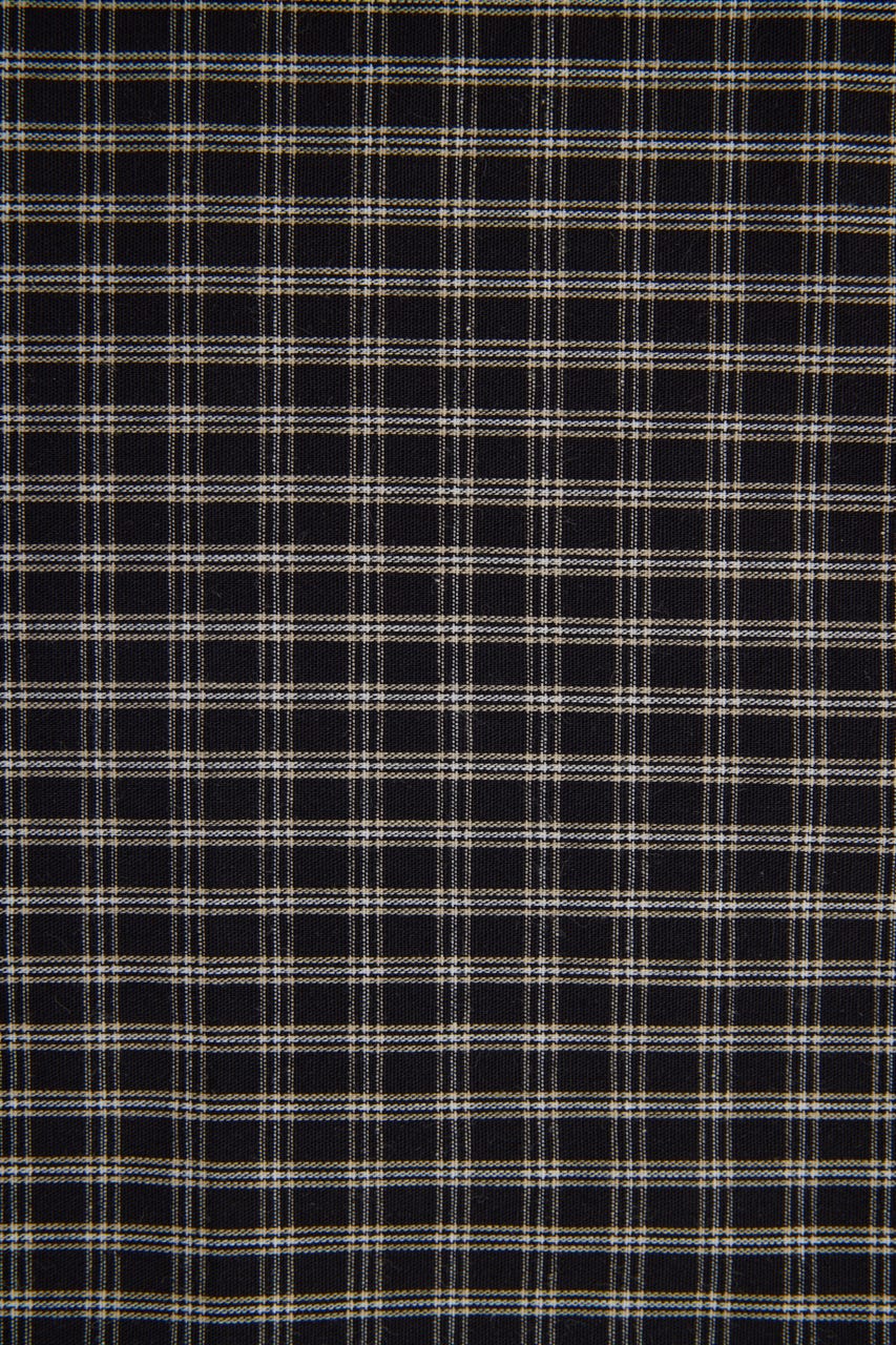 ［予約］Checked headscarf 柄BLK FREE