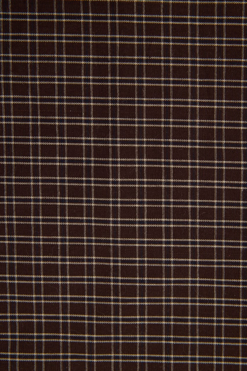 ［予約］Checked headscarf 柄BRN FREE