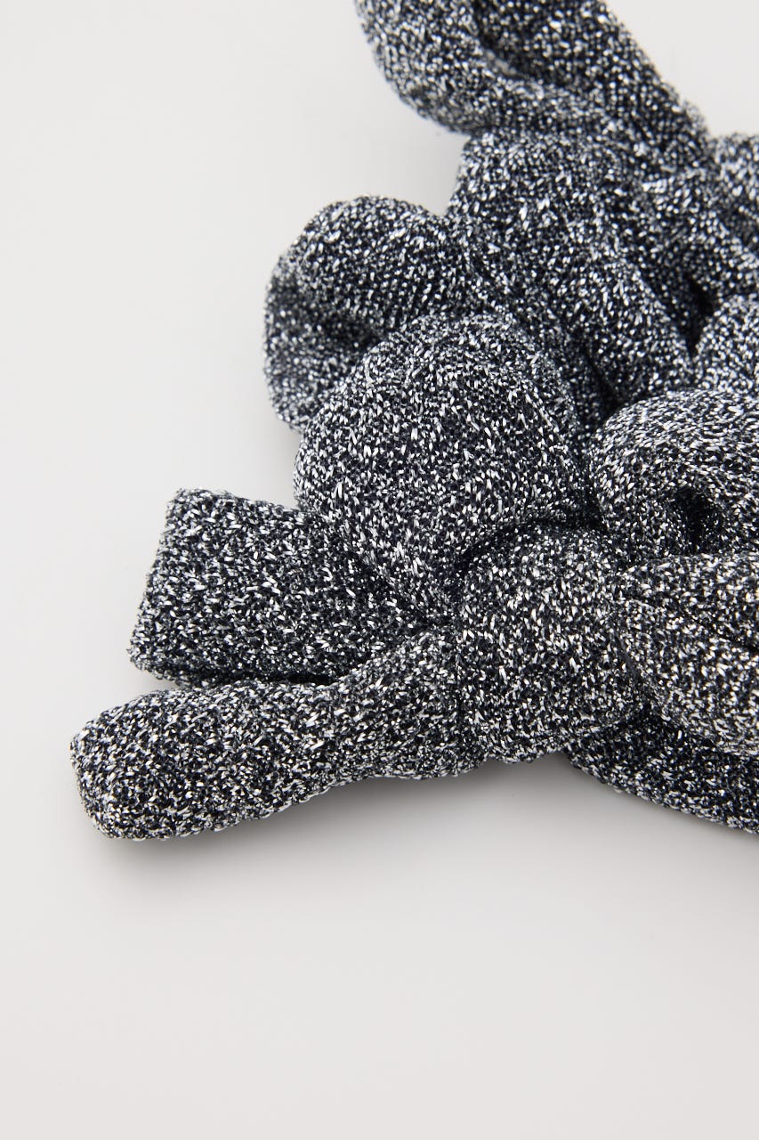 ［予約］Ribbon set scrunchie BLK FREE