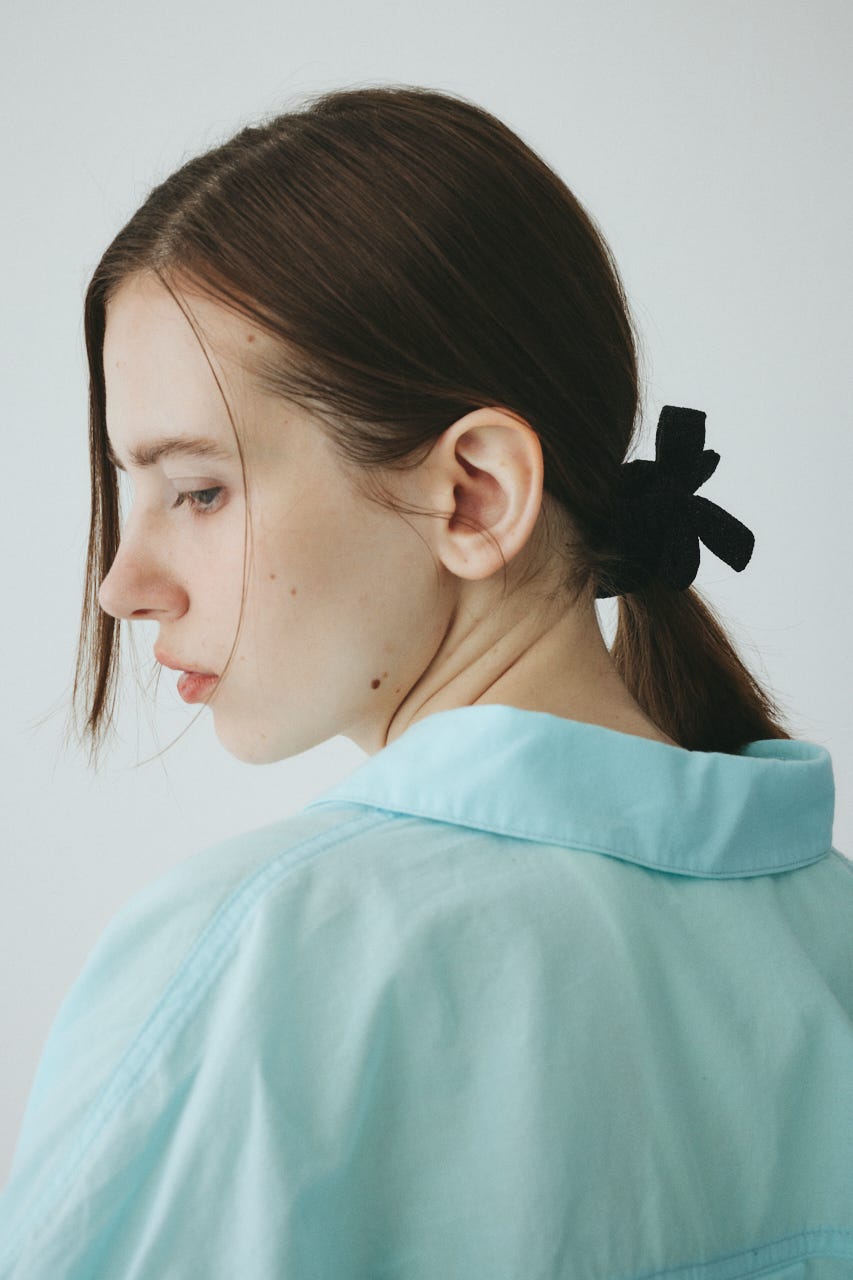 ［予約］Ribbon set scrunchie BRN FREE