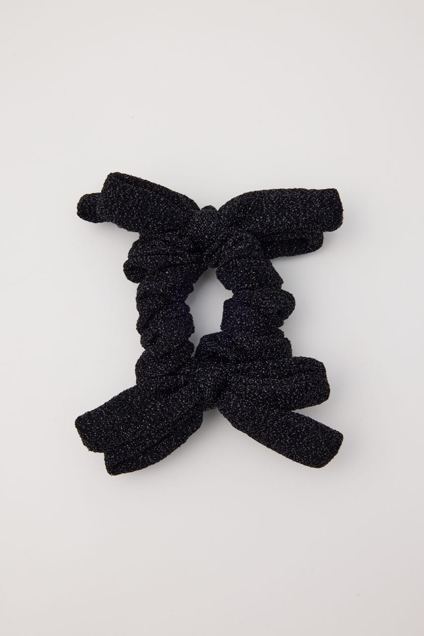 ［予約］Ribbon set scrunchie BRN FREE