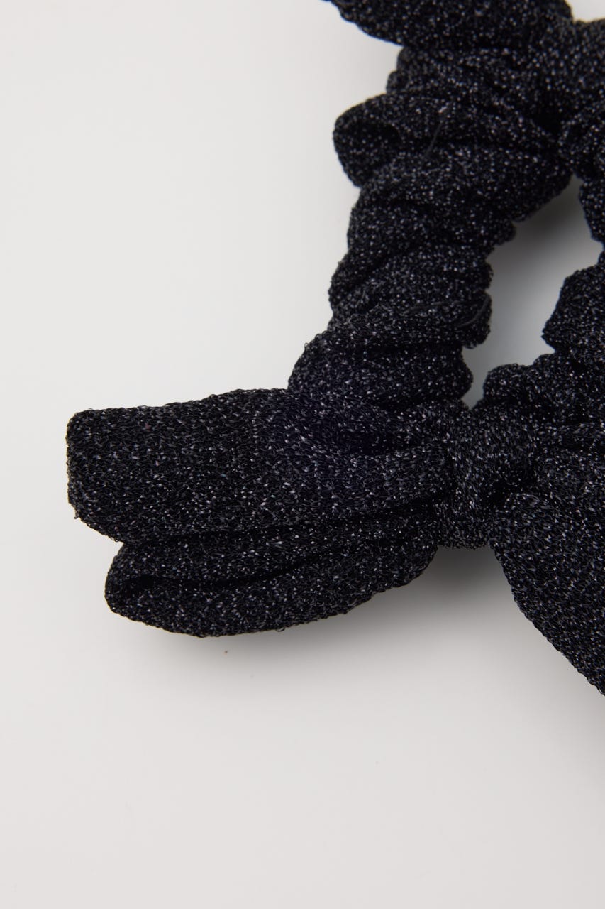 ［予約］Ribbon set scrunchie BRN FREE