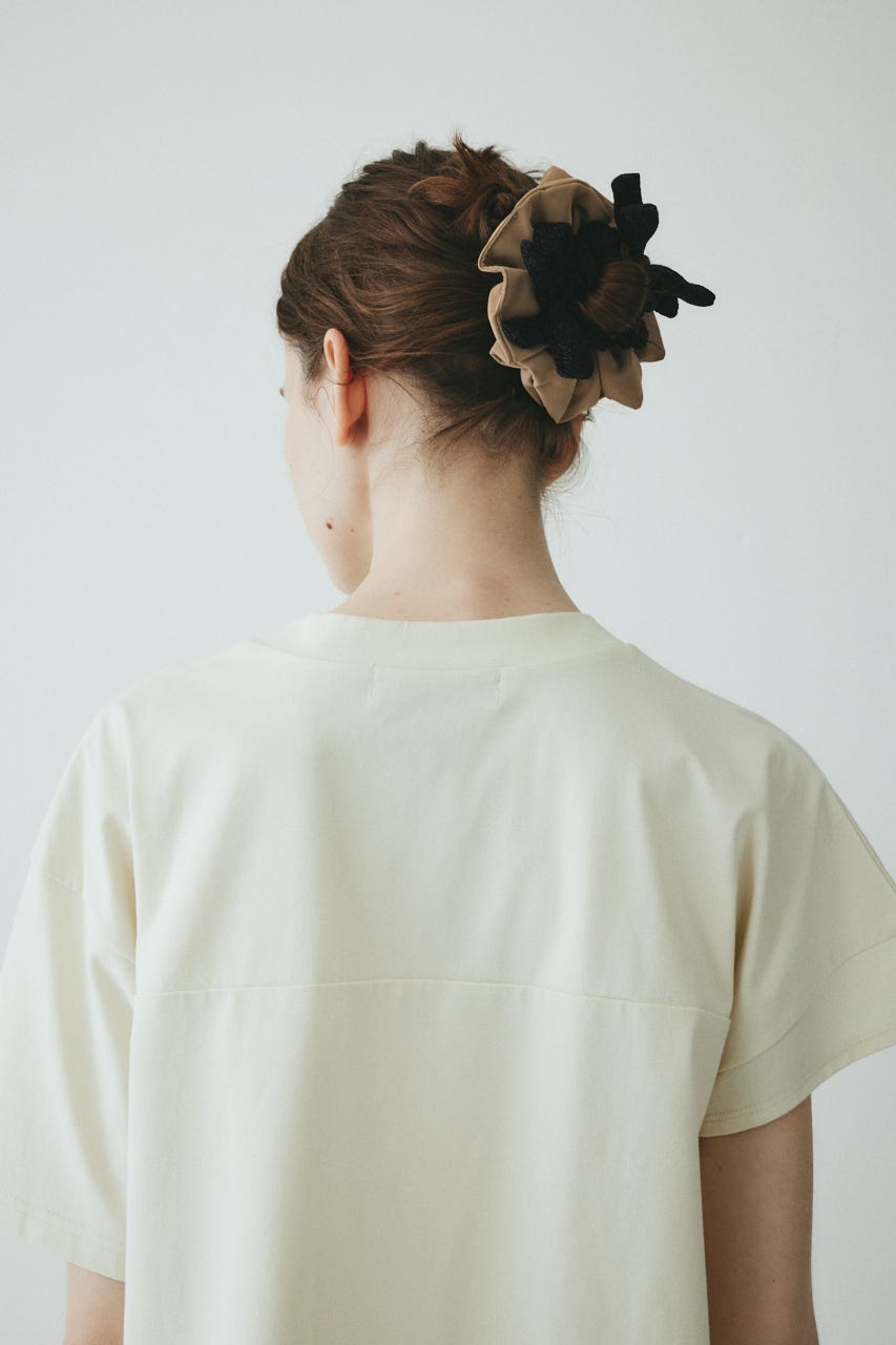 ［予約］Ribbon set scrunchie BRN FREE