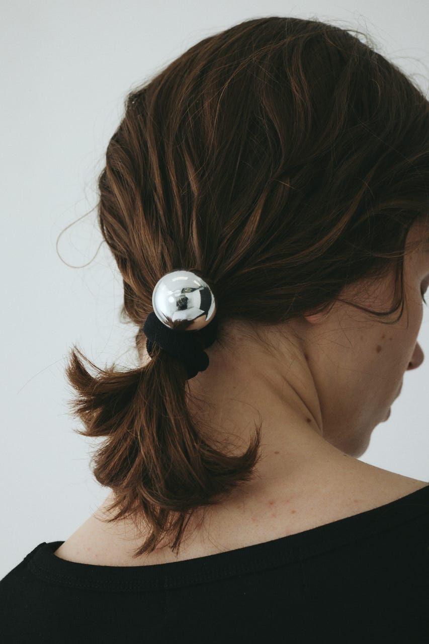 ［予約］Sphere hair tie BLK FREE