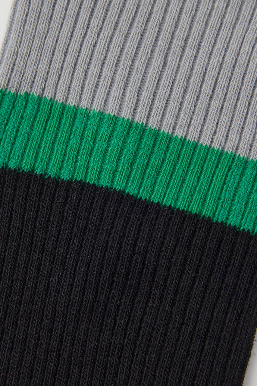 Color block socks BLK FREE