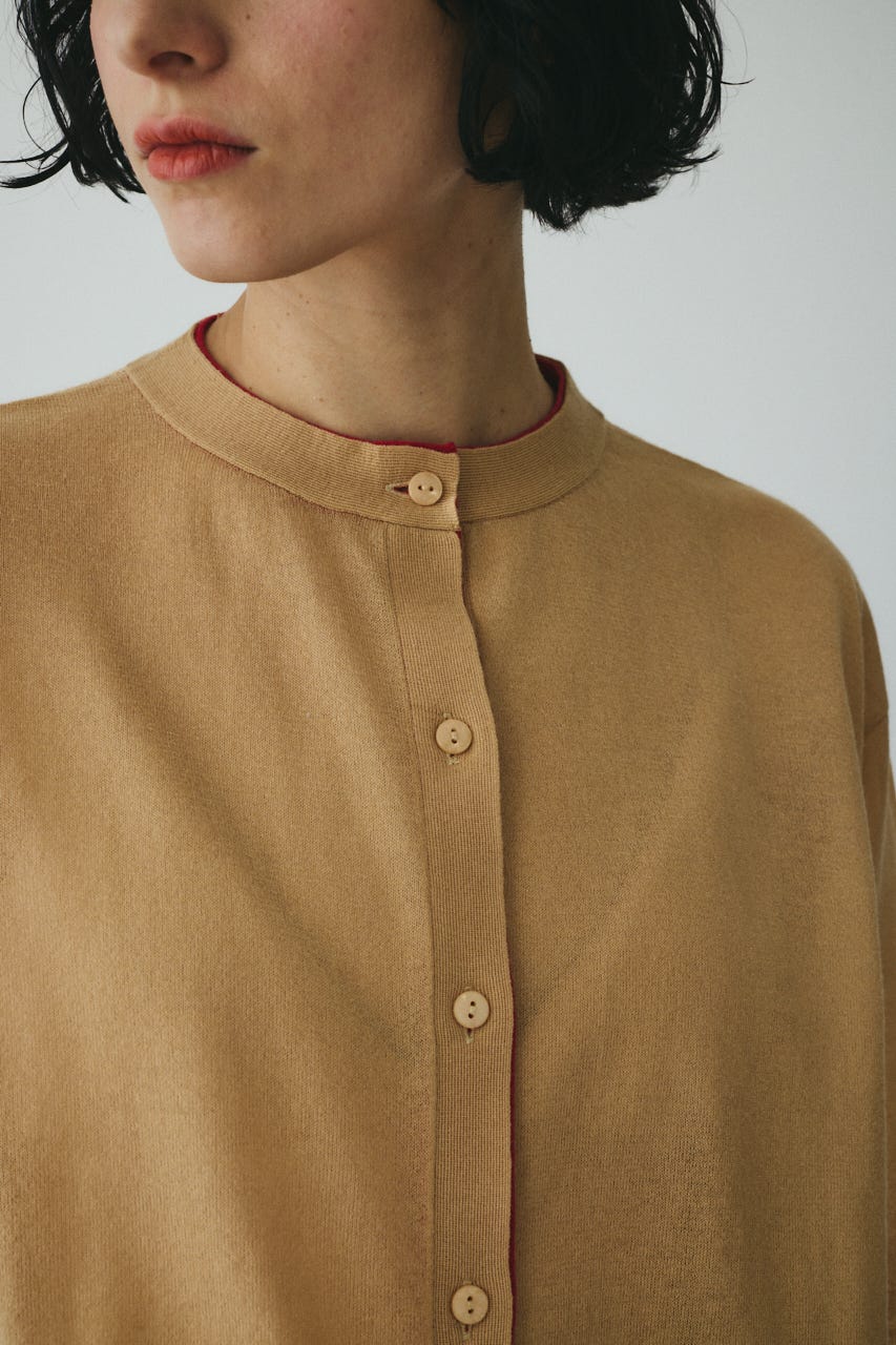 ［予約］Double end cardigan BEG FREE
