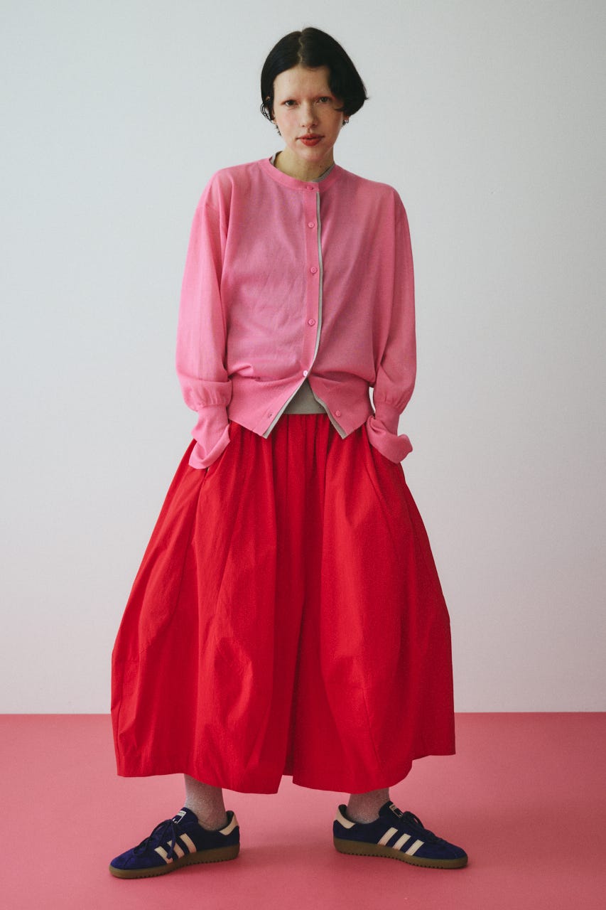 ［予約］Double end cardigan PNK FREE