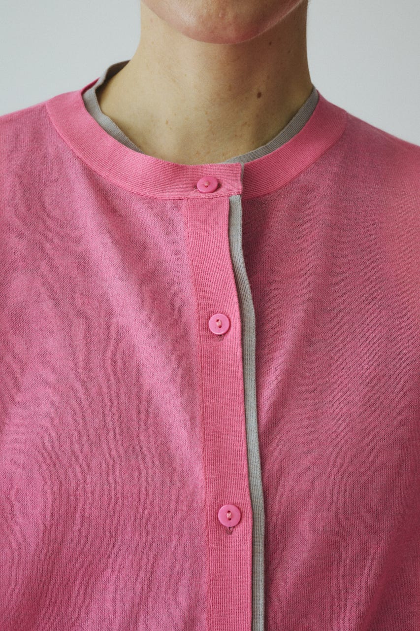 ［予約］Double end cardigan PNK FREE