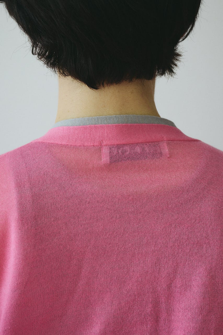 ［予約］Double end cardigan PNK FREE
