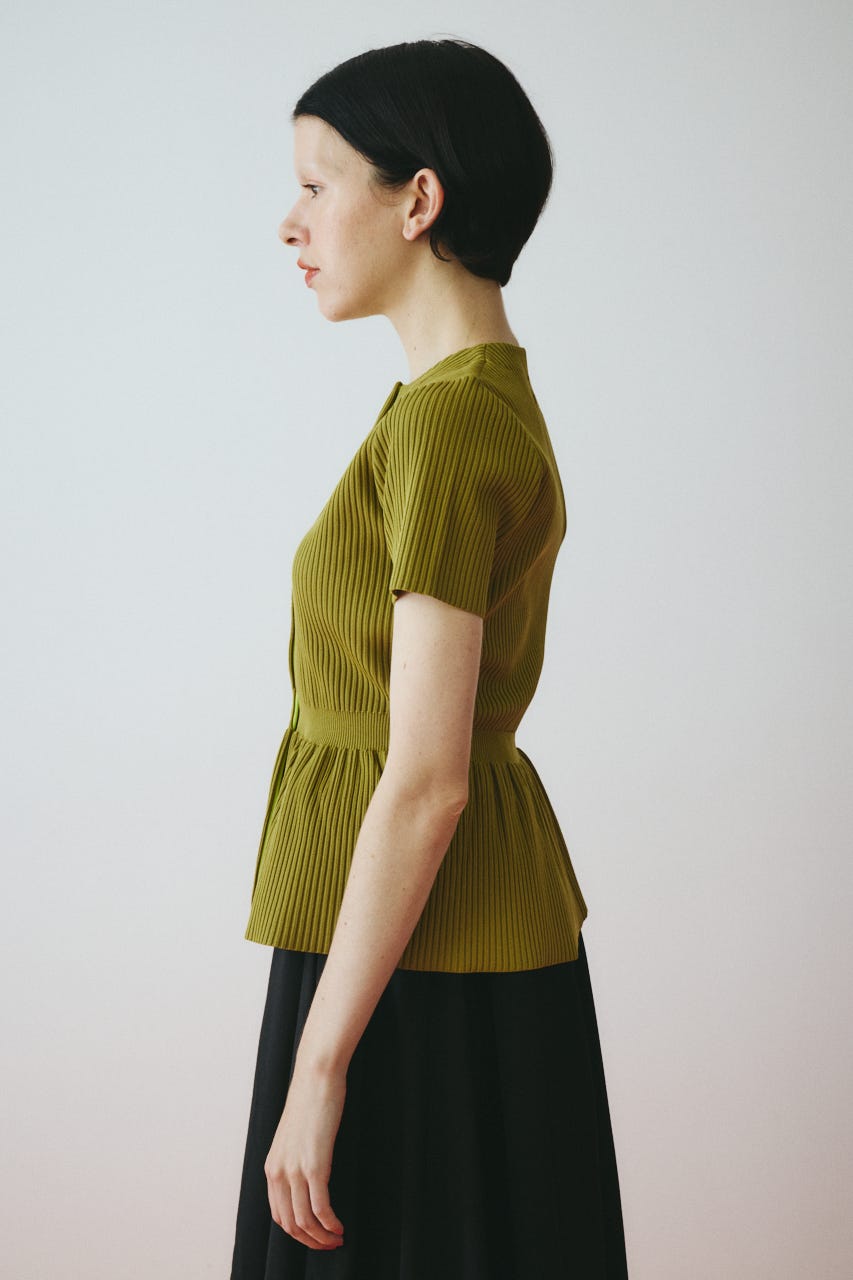 ［予約］Flare hem knit tops KHA FREE