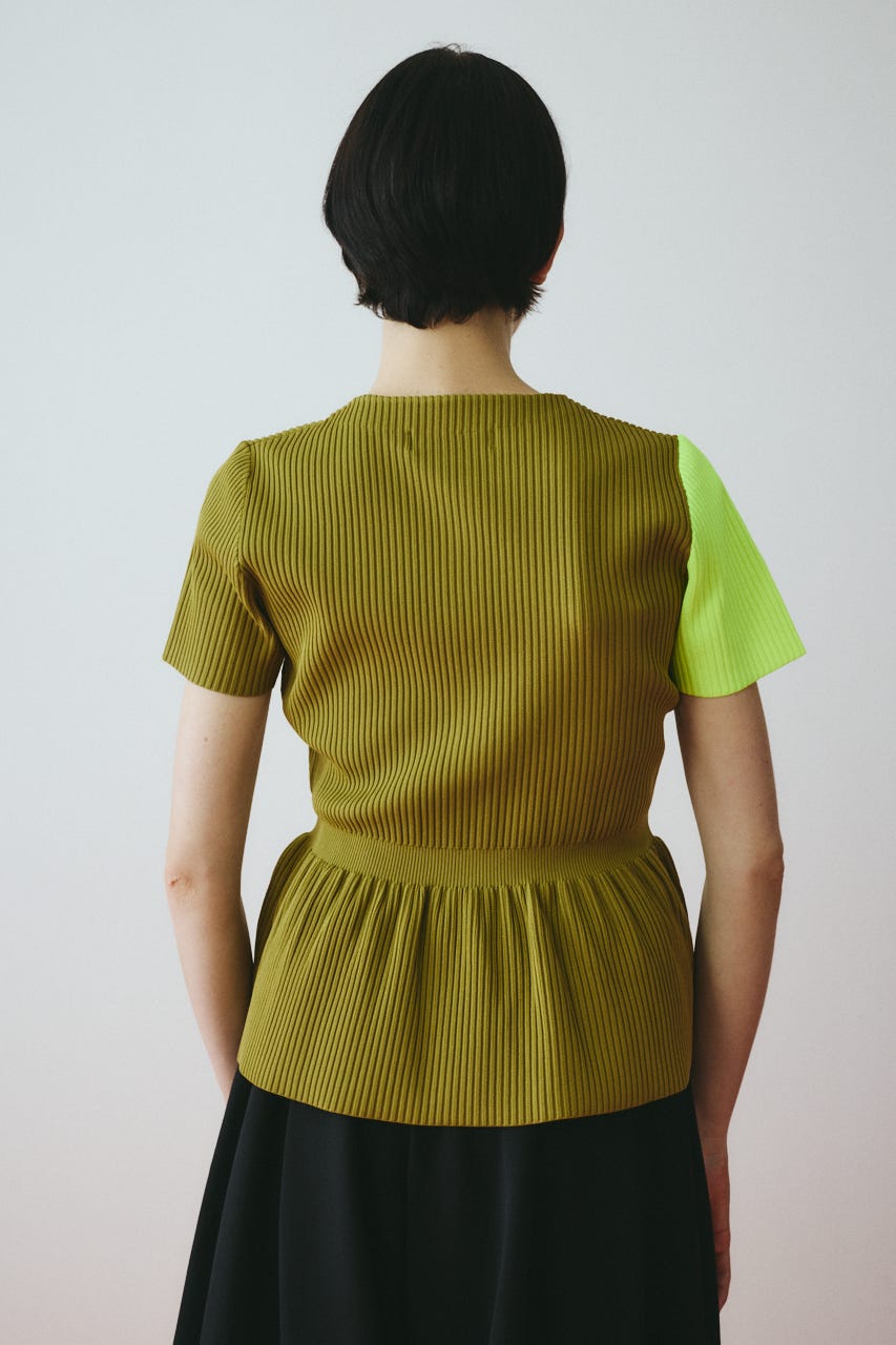 ［予約］Flare hem knit tops KHA FREE