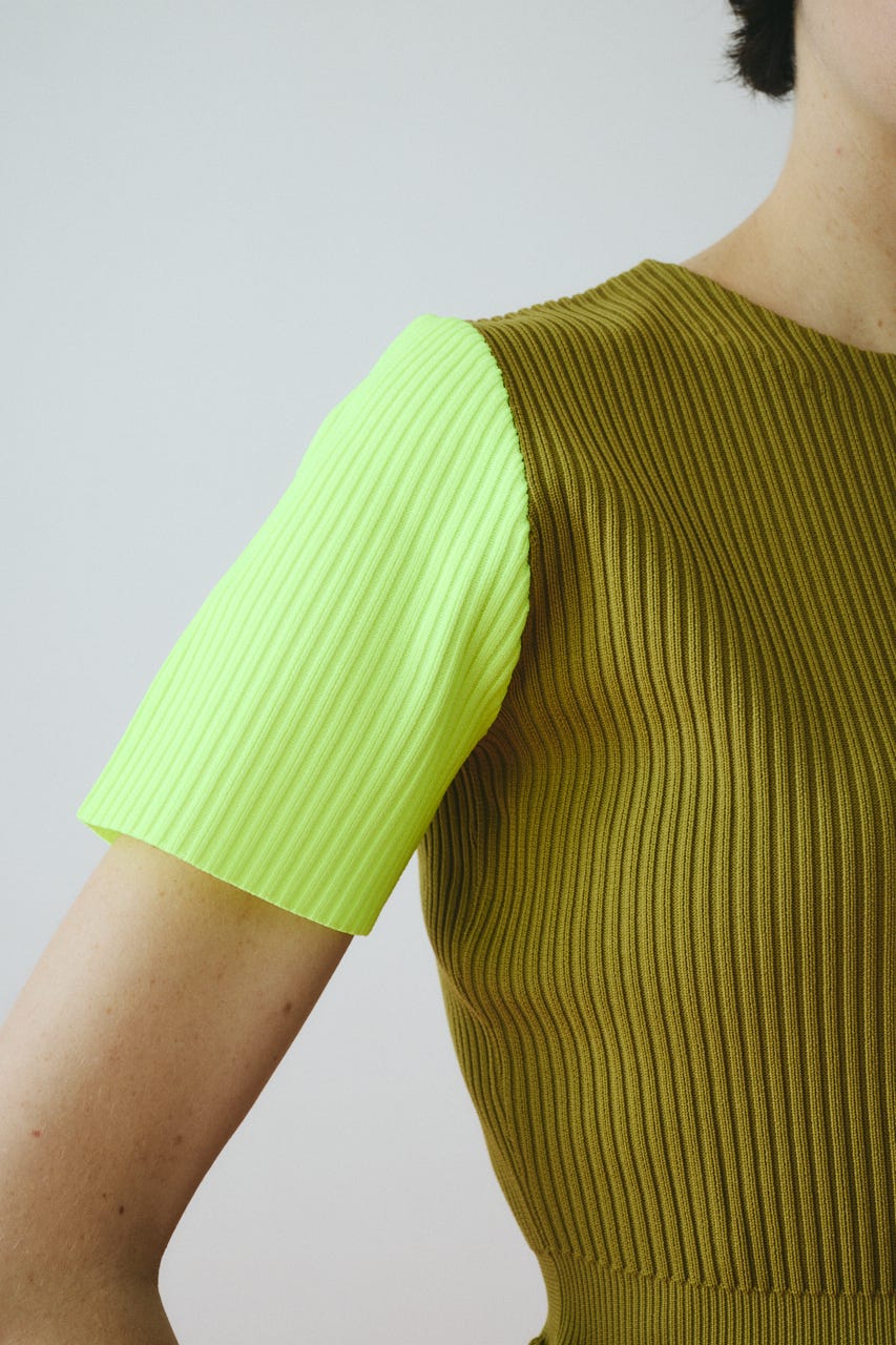 ［予約］Flare hem knit tops KHA FREE