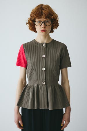 ［予約］Flare hem knit tops