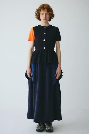 ［予約］Flare hem knit tops