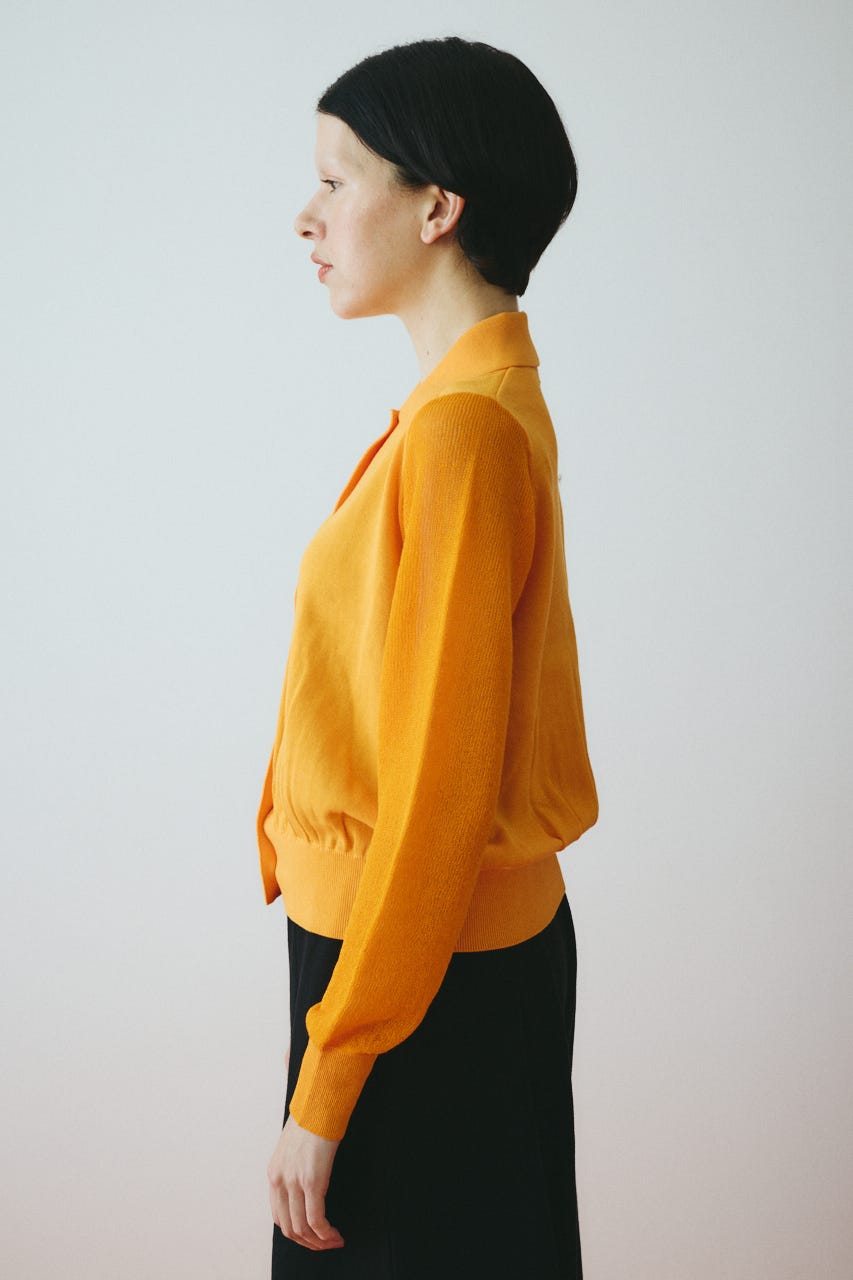 Sheer sleeve cardigan ORG FREE