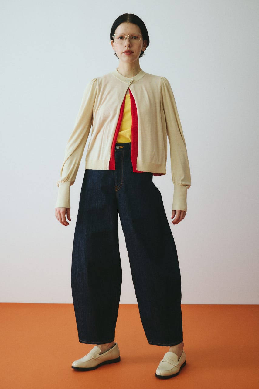 layered knit cardigan BEG FREE