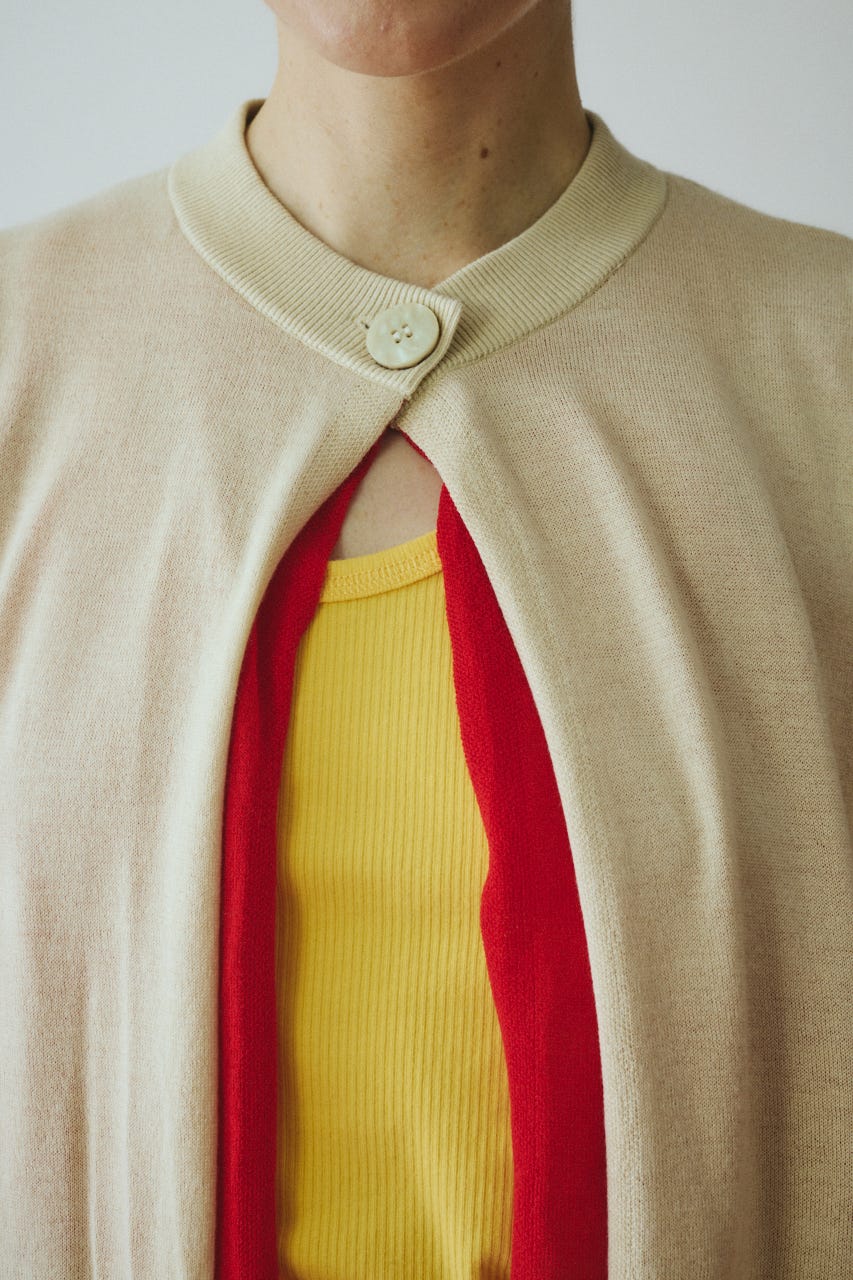 layered knit cardigan BEG FREE
