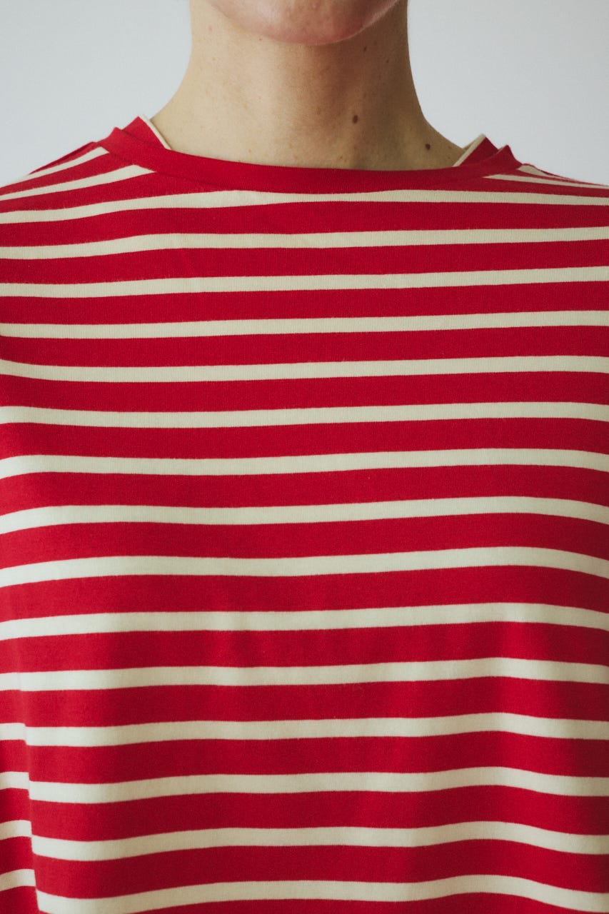 ［予約］Patchwork cut tops 柄RED FREE