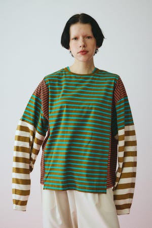 ［予約］Patchwork cut tops