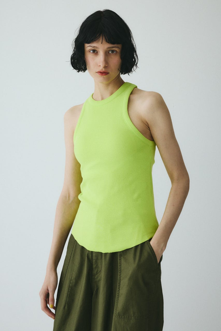 ［予約］Teleco tank top LIME FREE