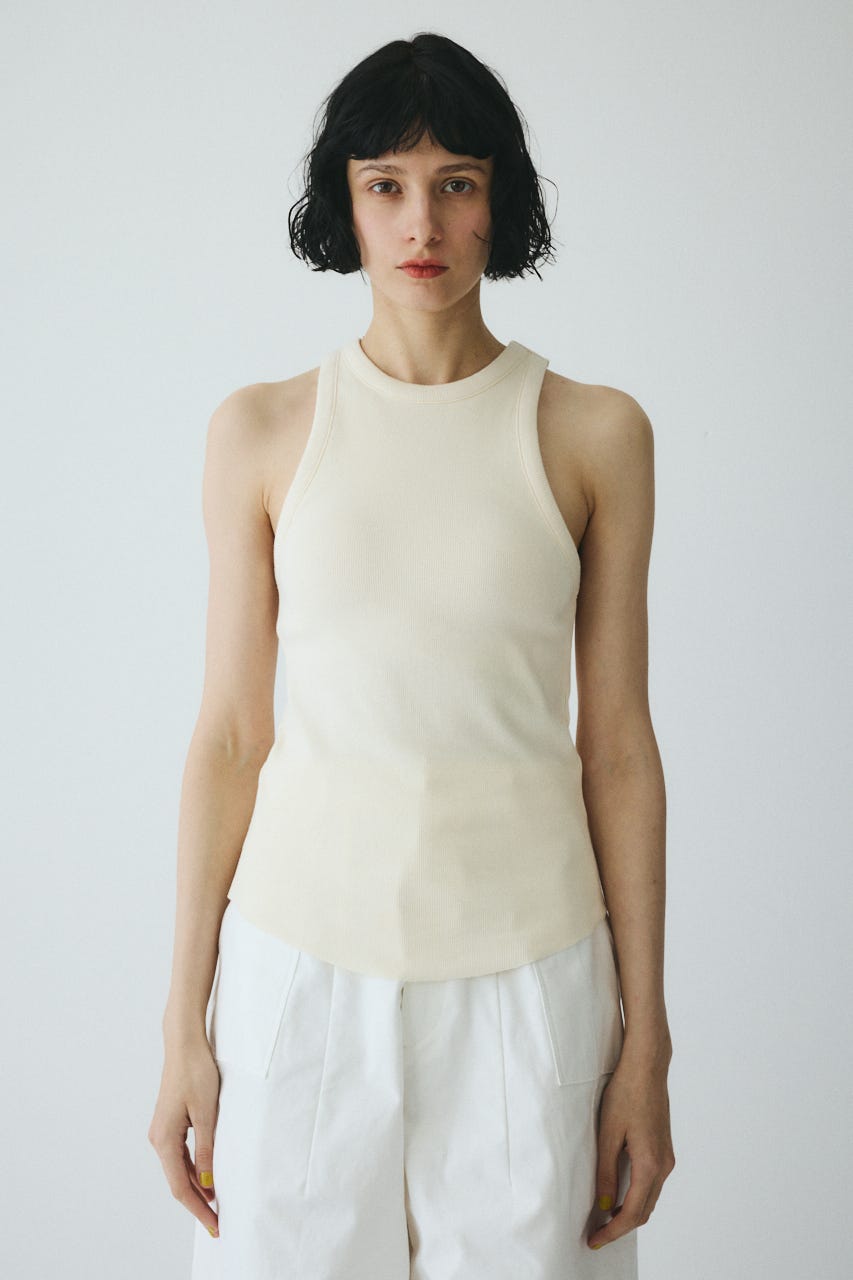 ［予約］Teleco tank top O/WHT FREE