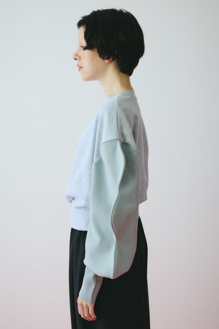 ［予約］Mountain sleeve tops GRY FREE
