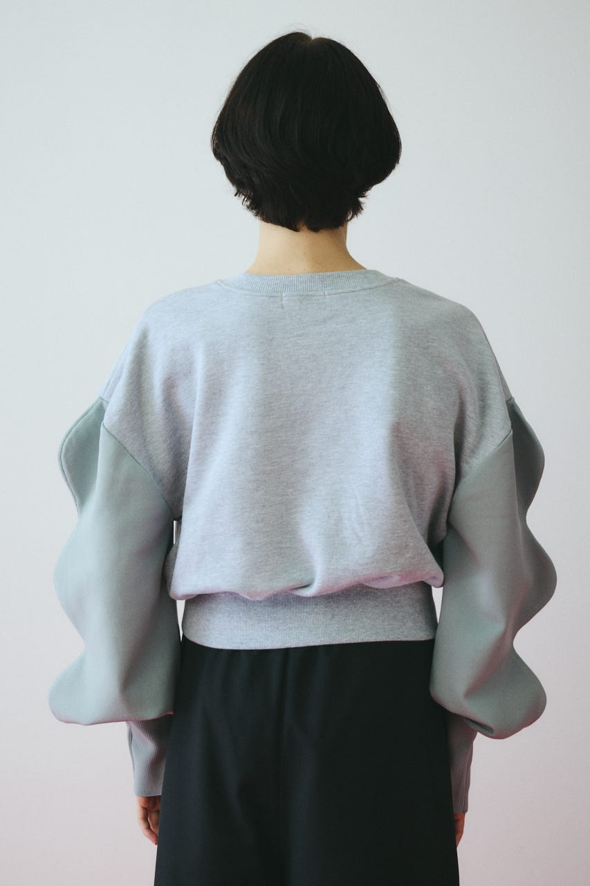 ［予約］Mountain sleeve tops GRY FREE
