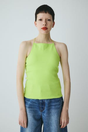 Bi color cord camisole