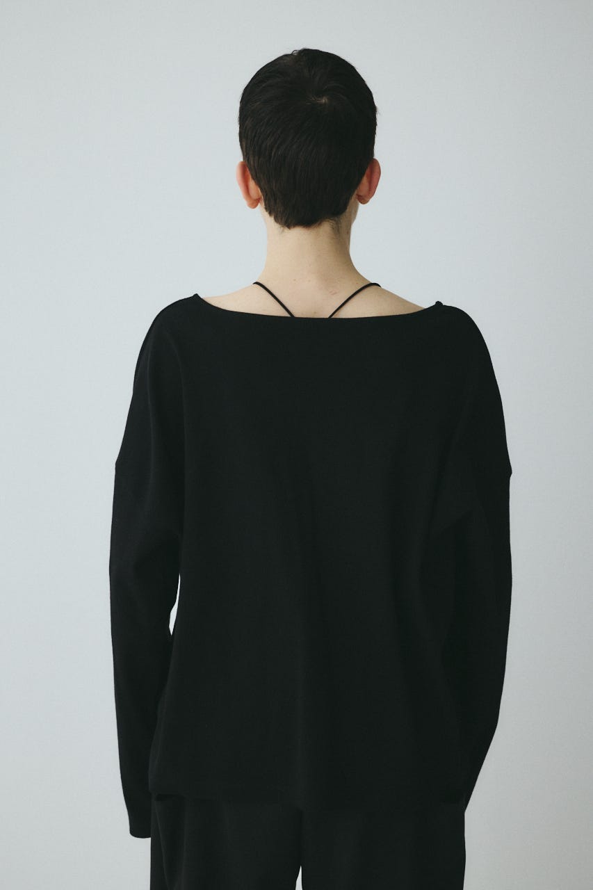 2Way over size cut tops BLK FREE