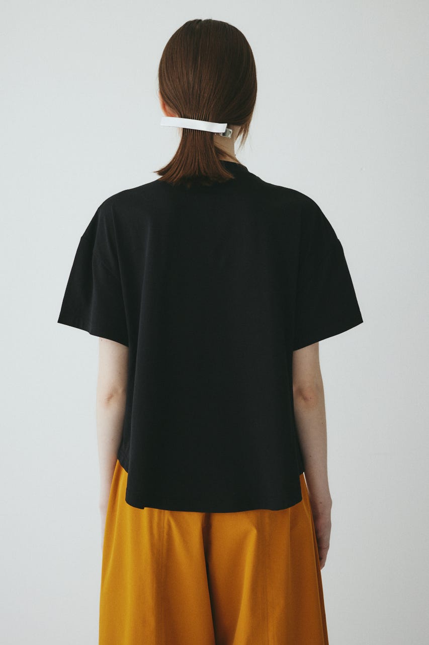 【ポイントアップ+4％対象商品】［予約］A line ruffle tops BLK FREE