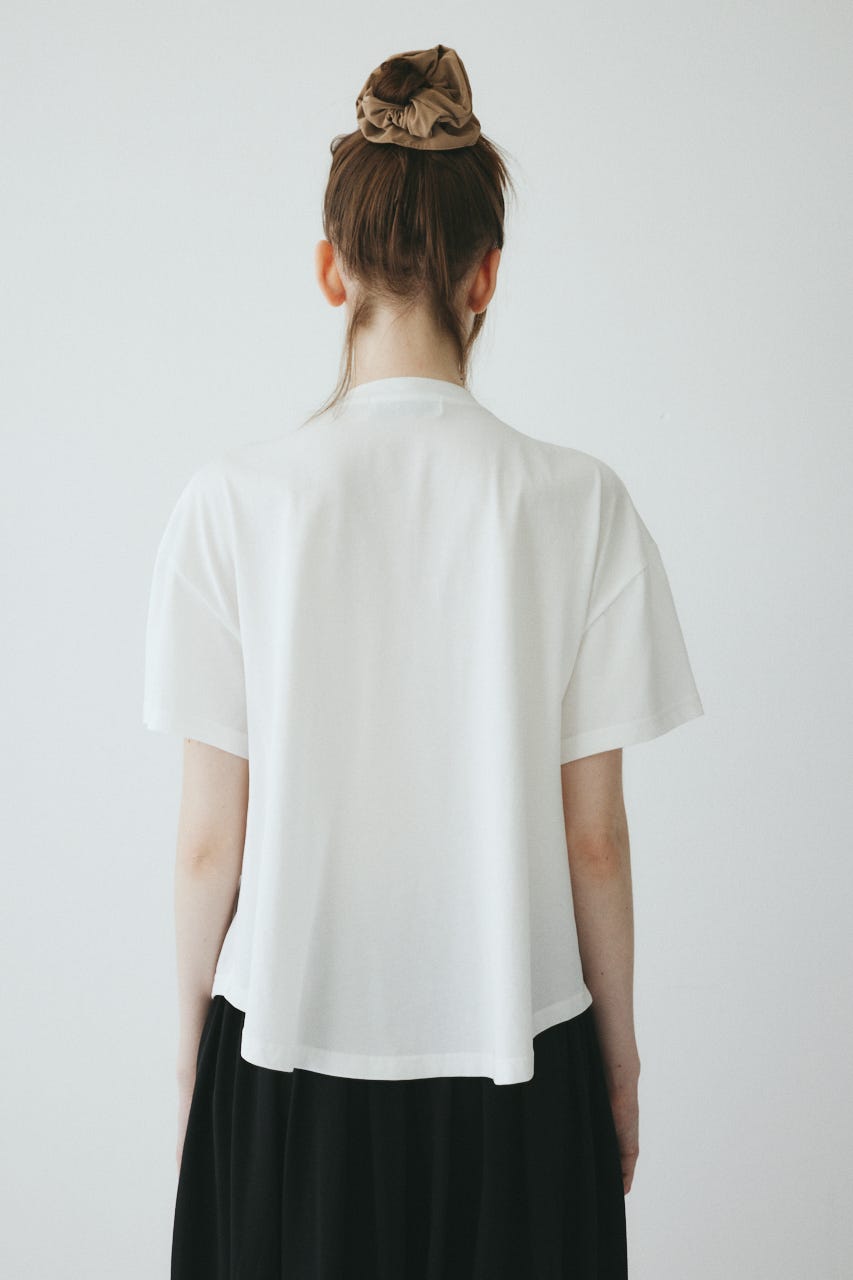 【ポイントアップ+4％対象商品】［予約］A line ruffle tops WHT FREE
