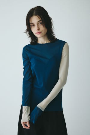 ［予約］Bi color mesh inner tops