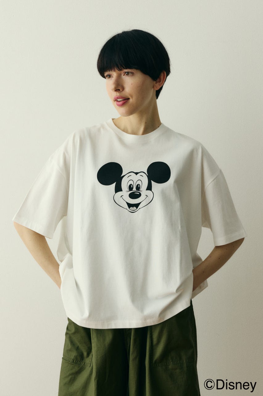 【ポイントアップ+4％対象商品】Box Tee / Mickey WHT FREE
