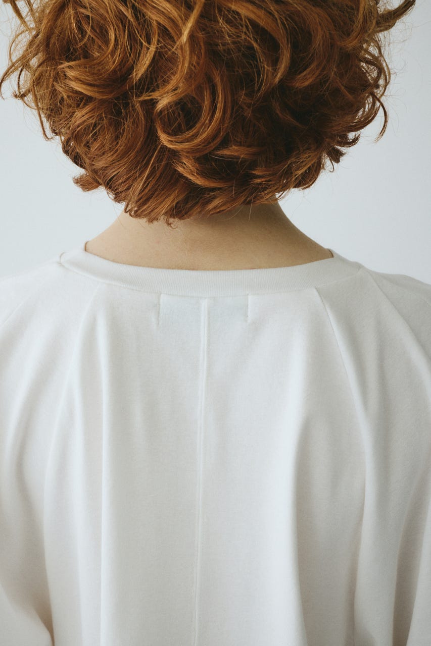 Flare hem cut tops WHT FREE