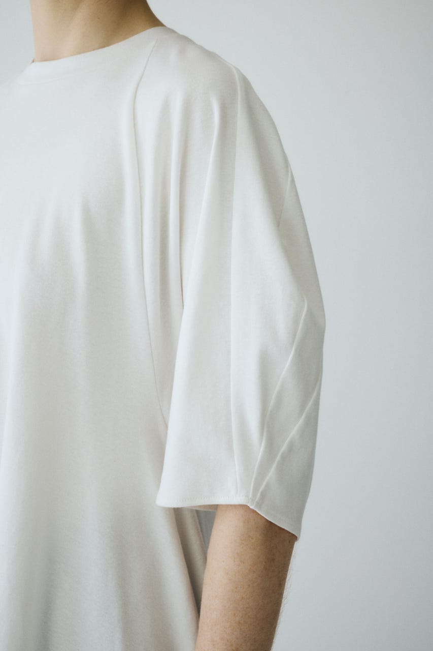 Flare hem cut tops WHT FREE