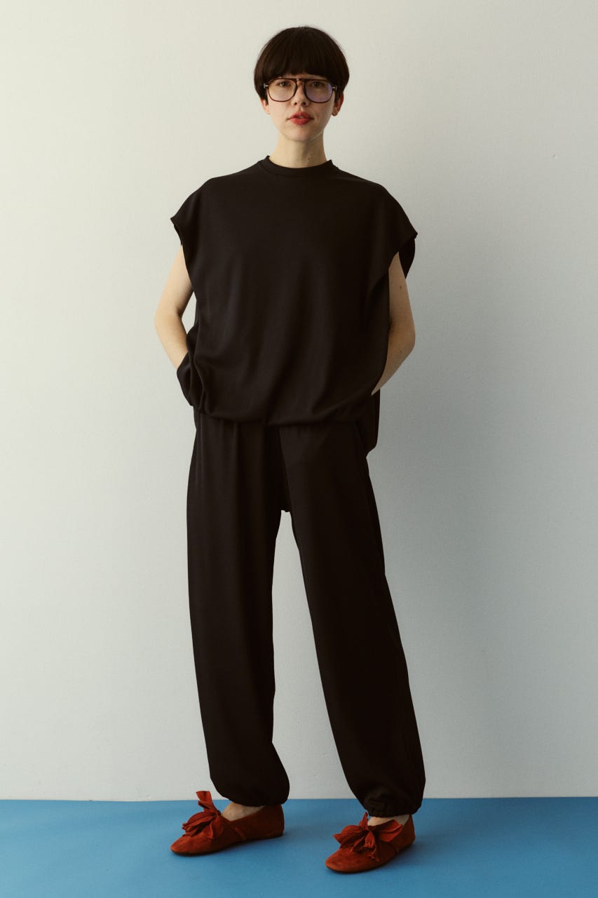 ［予約］Balloon cut tops BLK FREE