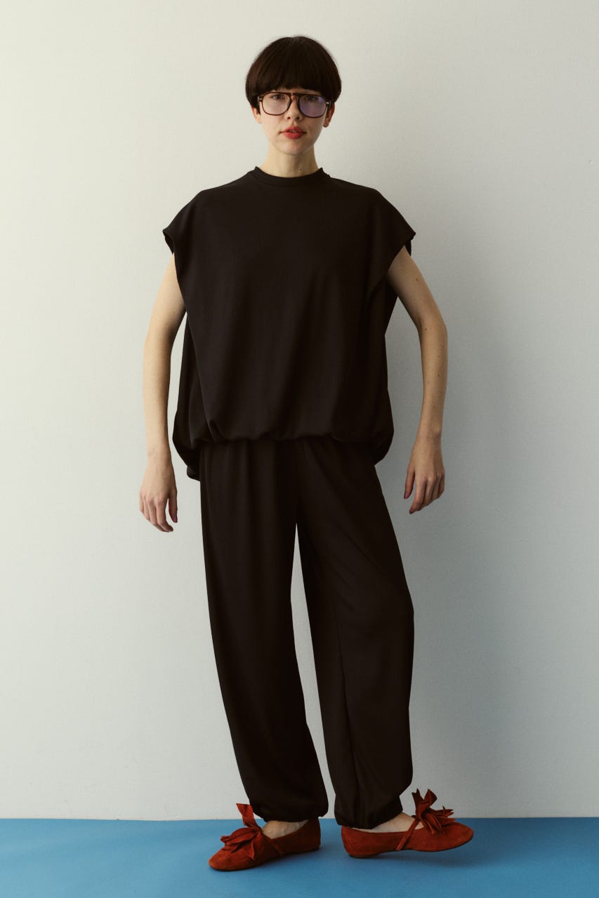 ［予約］Balloon cut tops BLK FREE