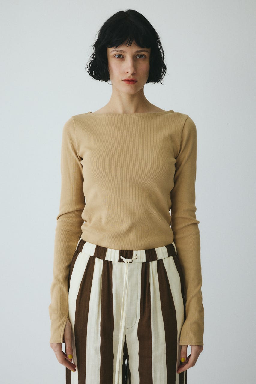 ［予約］Teleco back open tee BEG FREE