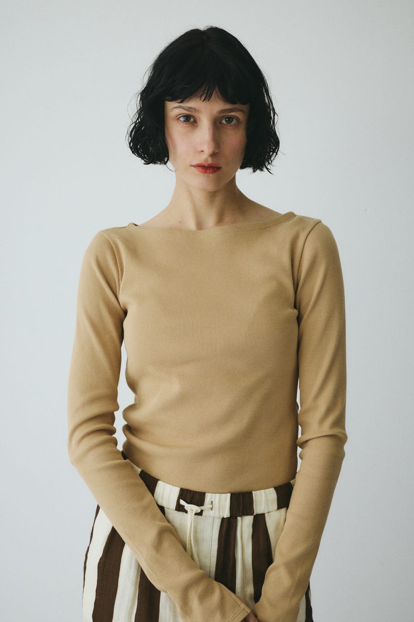 ［予約］Teleco back open tee BEG FREE