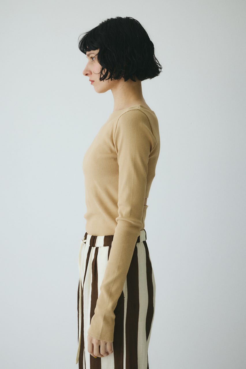 ［予約］Teleco back open tee BEG FREE