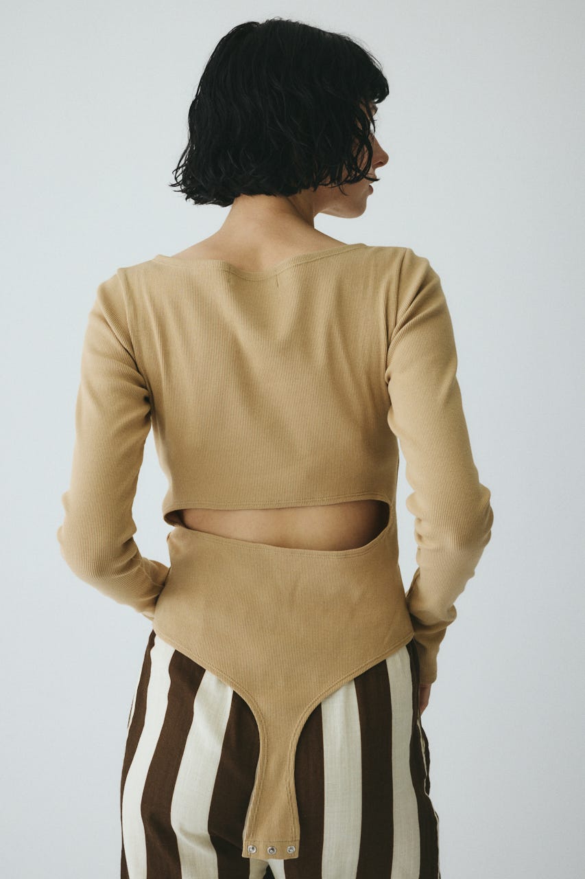 ［予約］Teleco back open tee BEG FREE