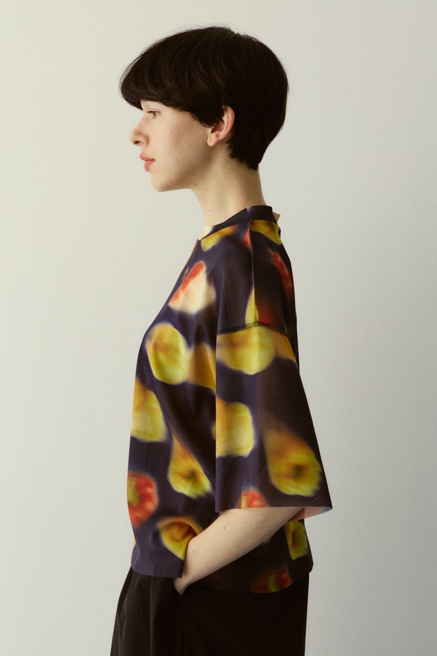 ［予約］Paprika pattern tops 柄NVY FREE