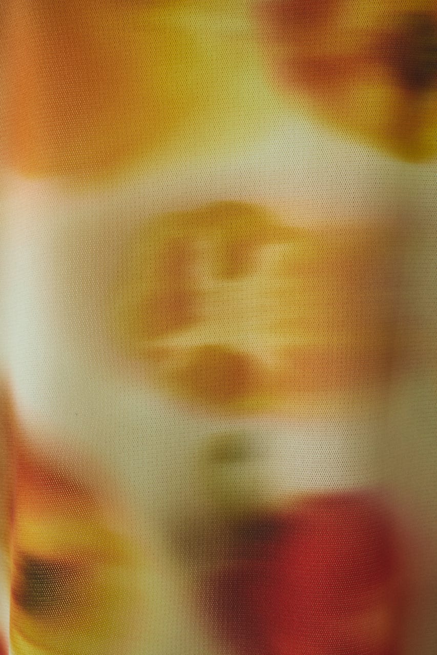 ［予約］Paprika pattern tops 柄YEL FREE