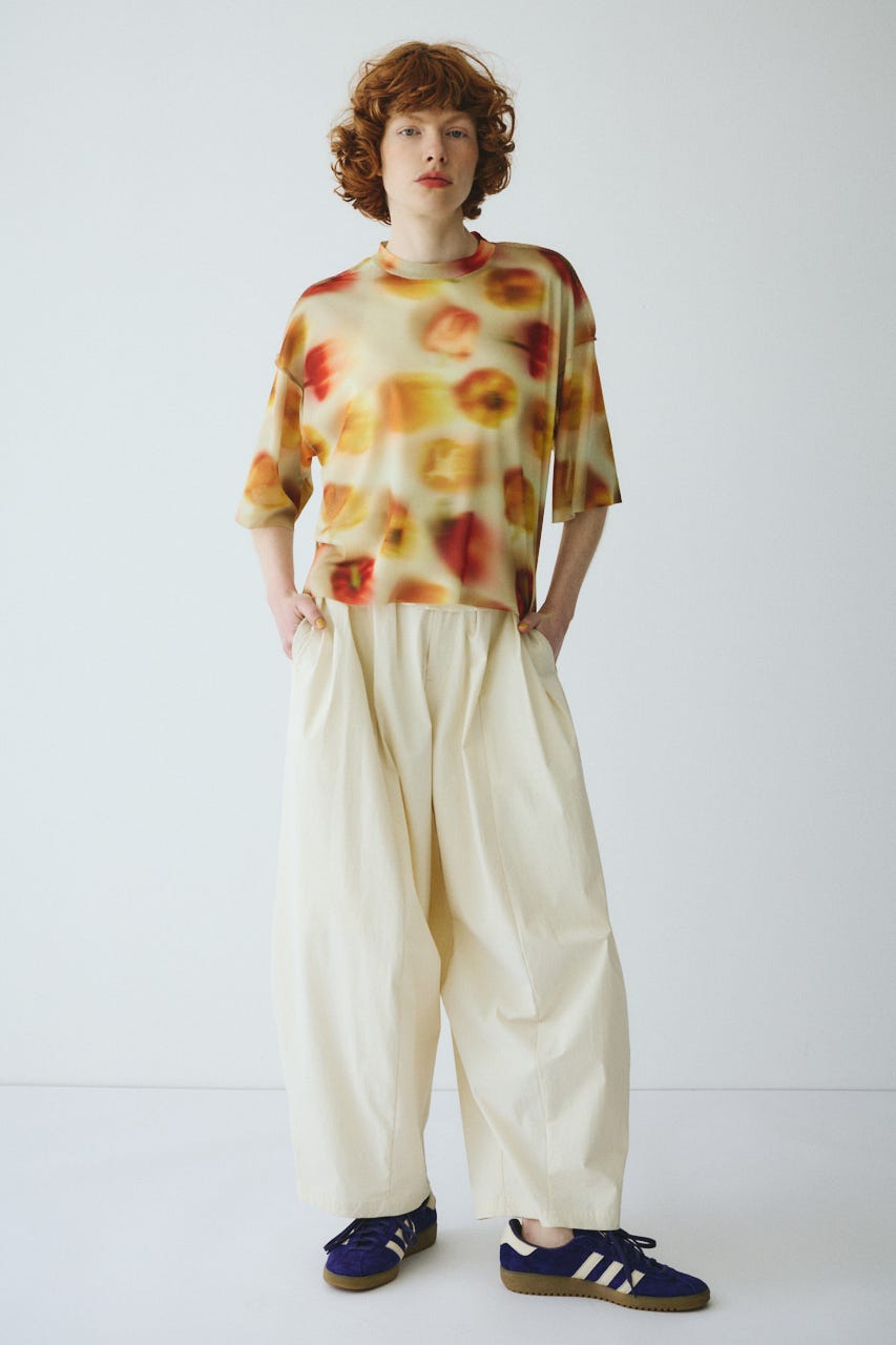 ［予約］Paprika pattern tops 柄YEL FREE