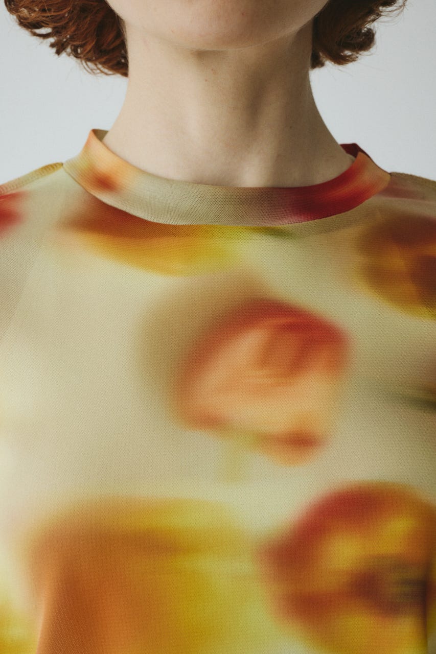 ［予約］Paprika pattern tops 柄YEL FREE