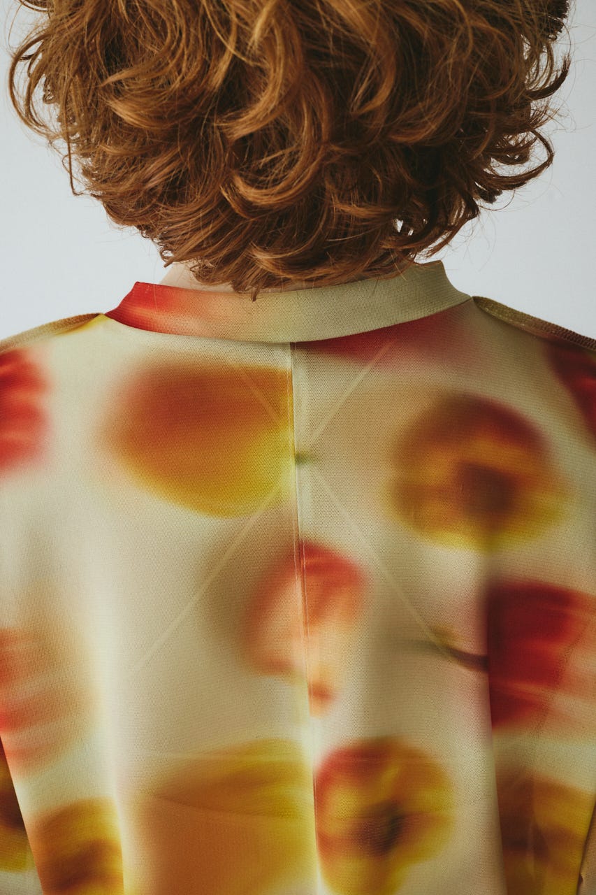 ［予約］Paprika pattern tops 柄YEL FREE