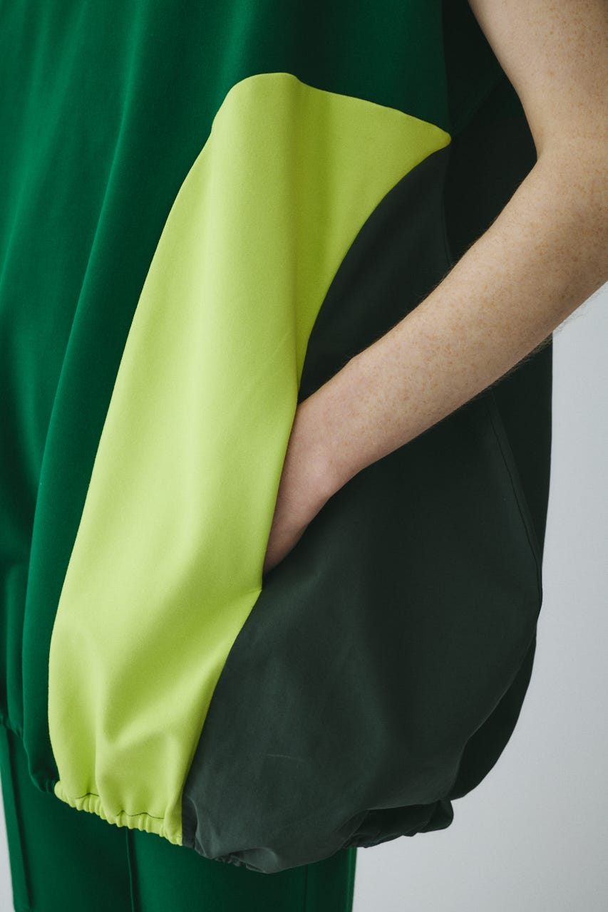 ［予約］Docking egg tops 柄GRN FREE