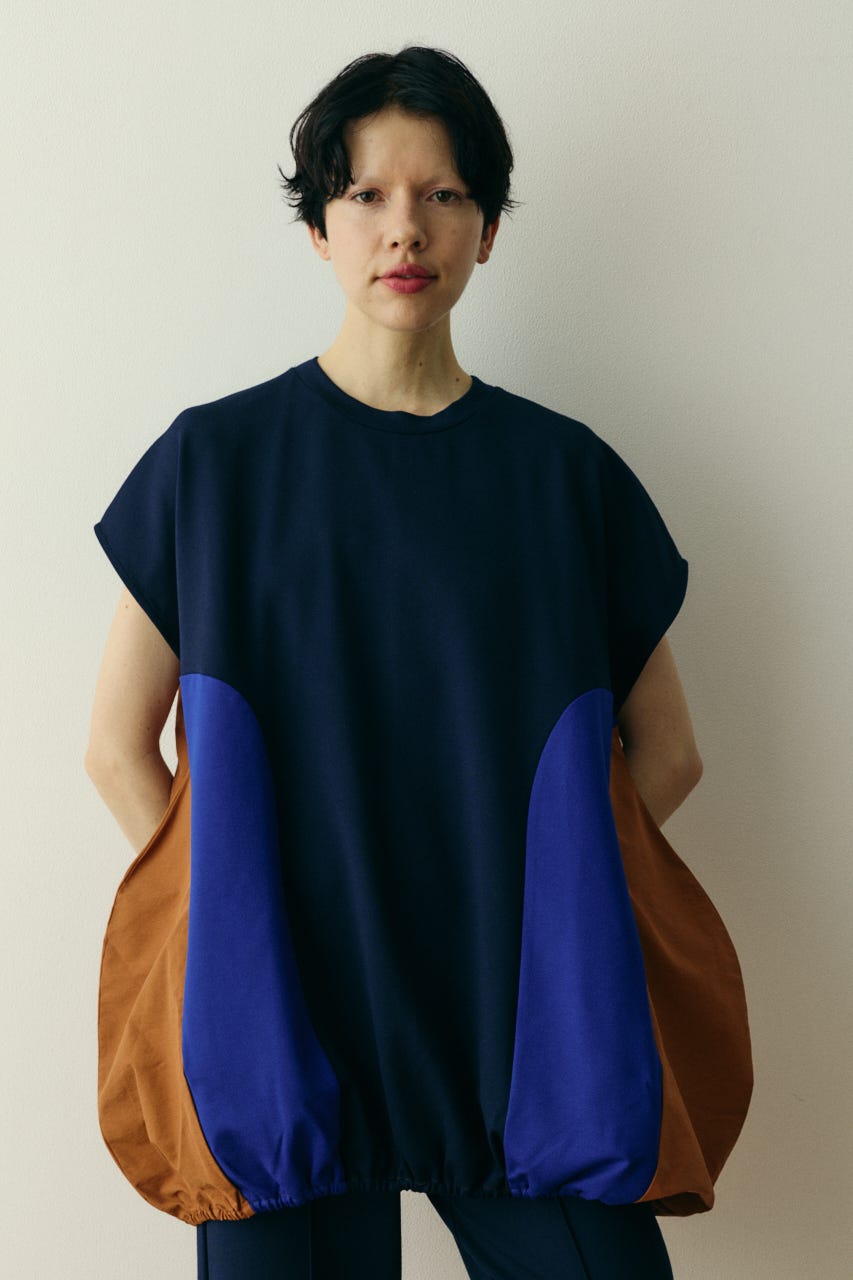 ［予約］Docking egg tops 柄NVY FREE