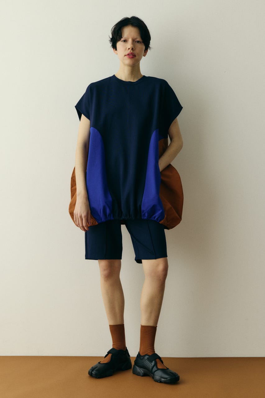 ［予約］Docking egg tops 柄NVY FREE