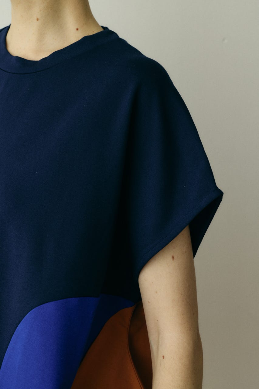 ［予約］Docking egg tops 柄NVY FREE